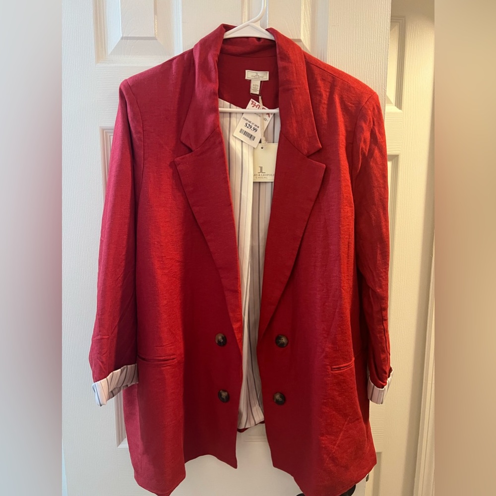 NWT Jules & Leopold Blazer in Size XL